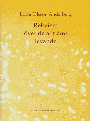 cover image of Rekviem över de alltjämt levande